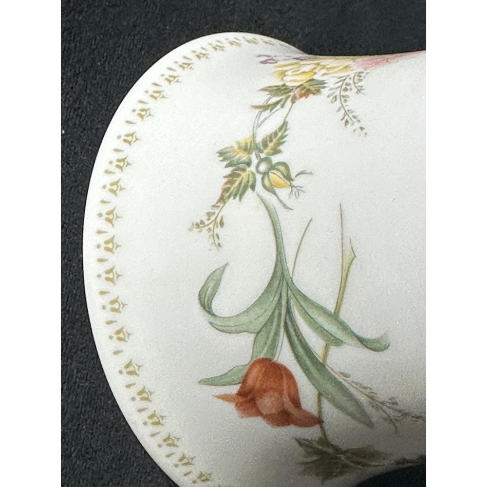 VTG Westwood Mirabelle Trumpet Floral Vase Decorative Pedestal Cottagecore 7" H - Picture 10 of 10